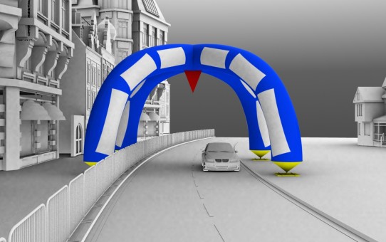 Inflatable 3D Designed Road Arch